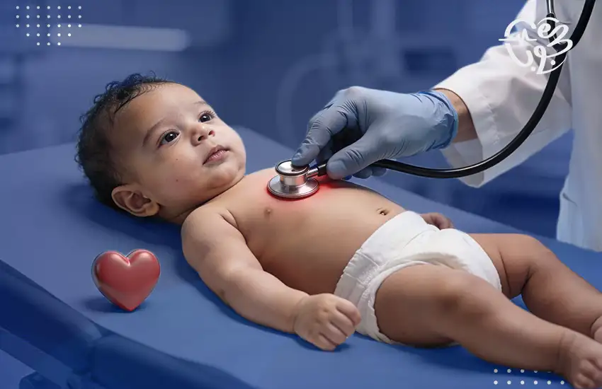 عيوب القلب الخلقية عند حديثي الولادة
