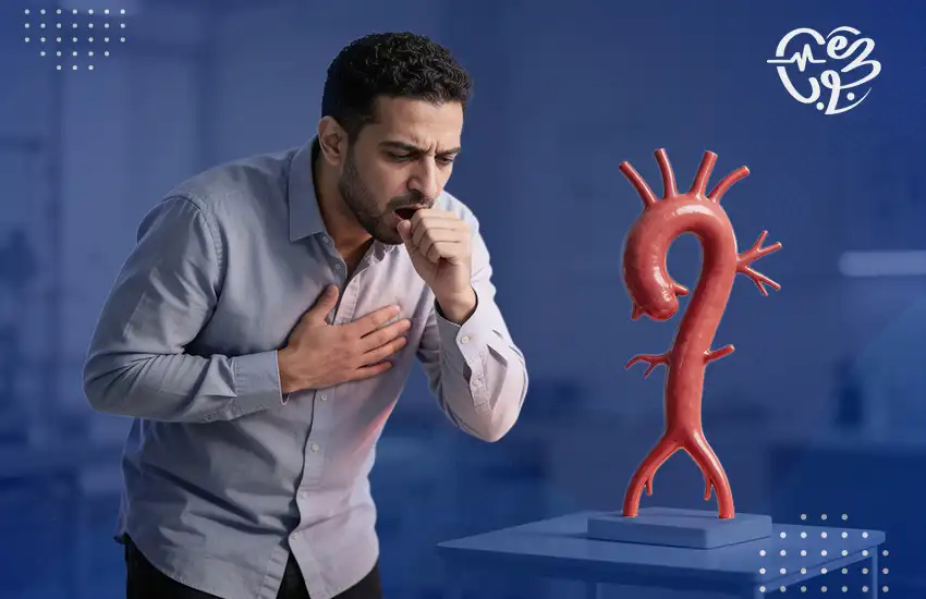 أعراض تمدد الشريان الأورطي الصدري